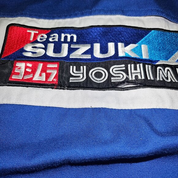 JOE ROCKET TEAM SUZUKI YOSHIMURA BUTTON UP SHIRT Men's LG Embroidery and Patches - Picture 11 of 12